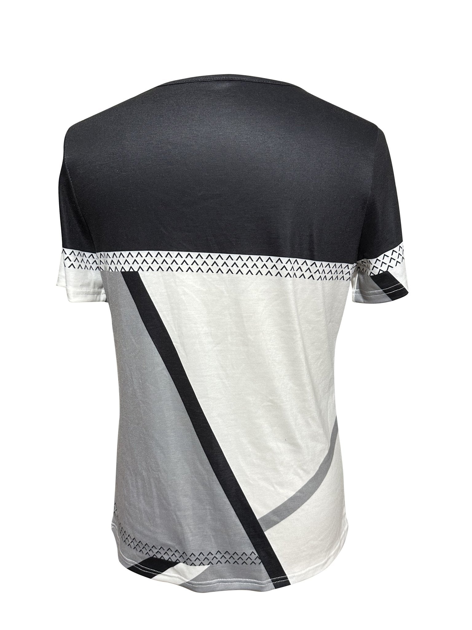 Women's Autumn New Print Pullover Round Neck Short Sleeve Casual Top for Cross - Border E - commerce - veyora