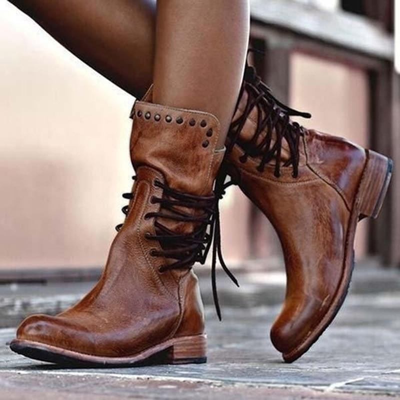 Maura | lace - up boots - veyora