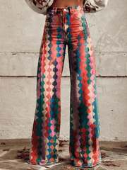 Lina™ - Vintage Comfortable Wide Leg Pants - veyora