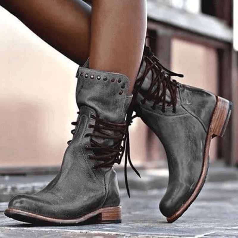 Maura | lace - up boots - veyora