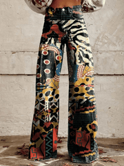 Mia™ - Modern Colourful Wide Leg Pants - veyora
