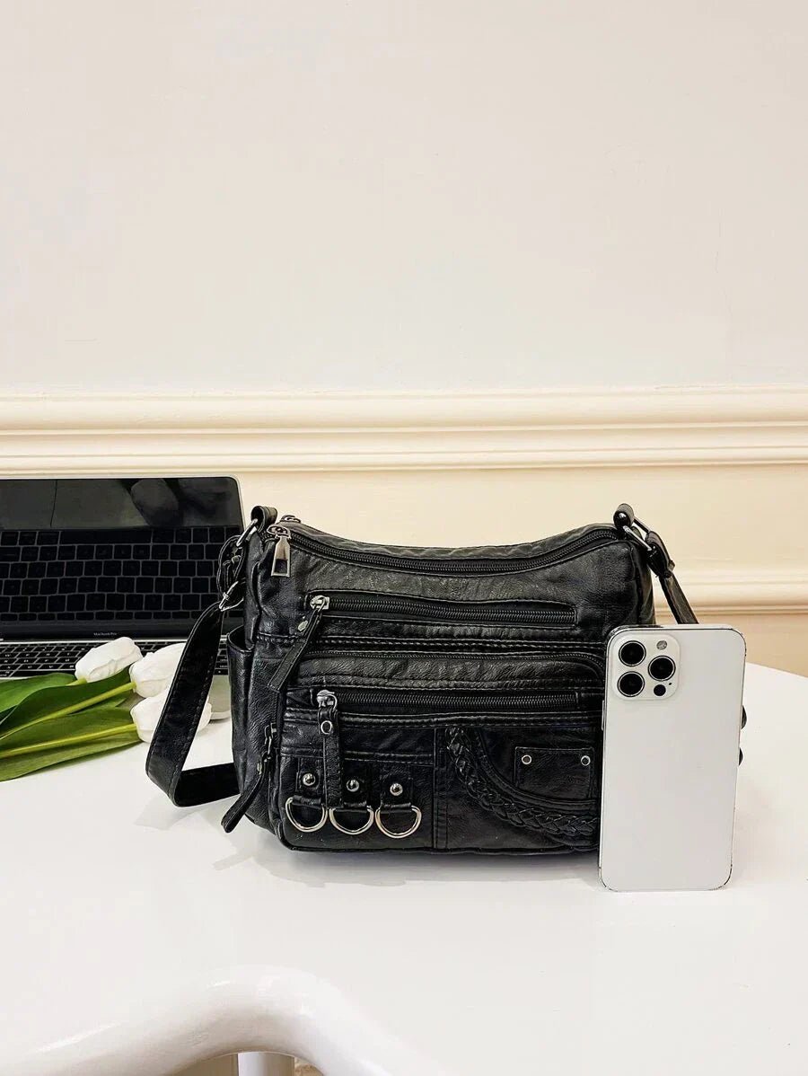 Olivia™ Vintage Charm | Soft Zipper Bag - veyora