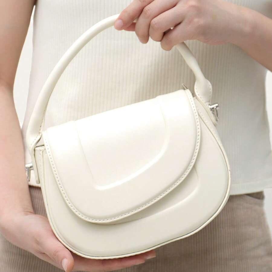 Charlotte™ Luxe Statement | Minimalist Saddle Bag - veyora