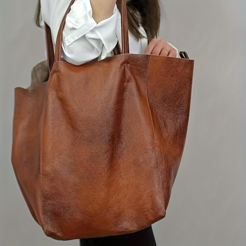 Olivia™ Retro Softness | Large Capacity Tote Bag - veyora