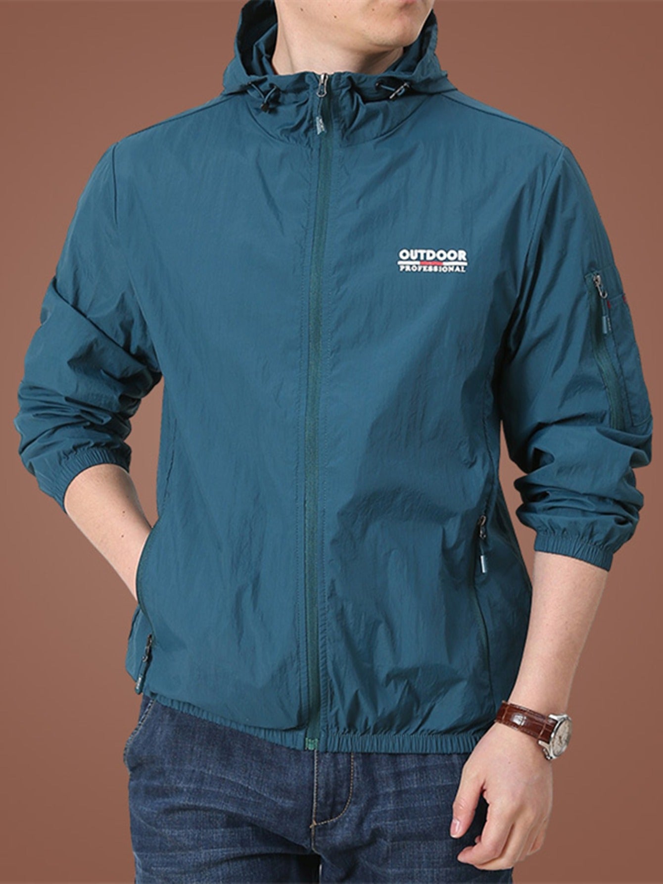 Men'S Ultra - Thin Breathable Lightweight Summer Jacket with a Hood, Perfect for Outdoor Activities Like Beach Outings, Hiking, Running, Cycling, And Fishing - veyora