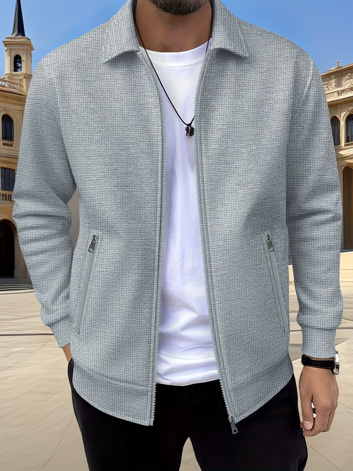 Men'S Stylish Athletic Jacket - veyora