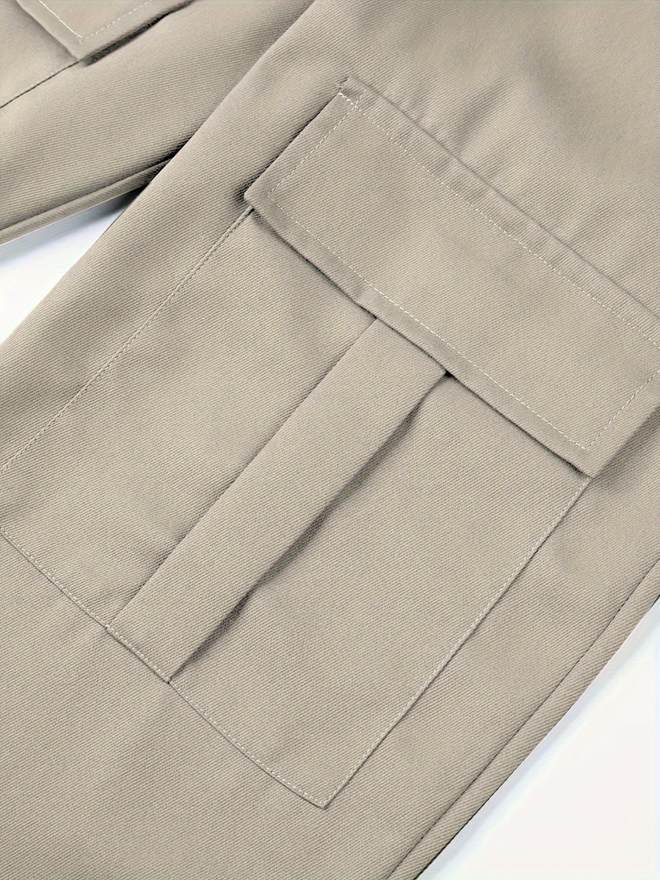 Flap Pockets Jogger Pants, Casual Drawstring Cargo Pants For Every Day, Women's Clothing - veyora