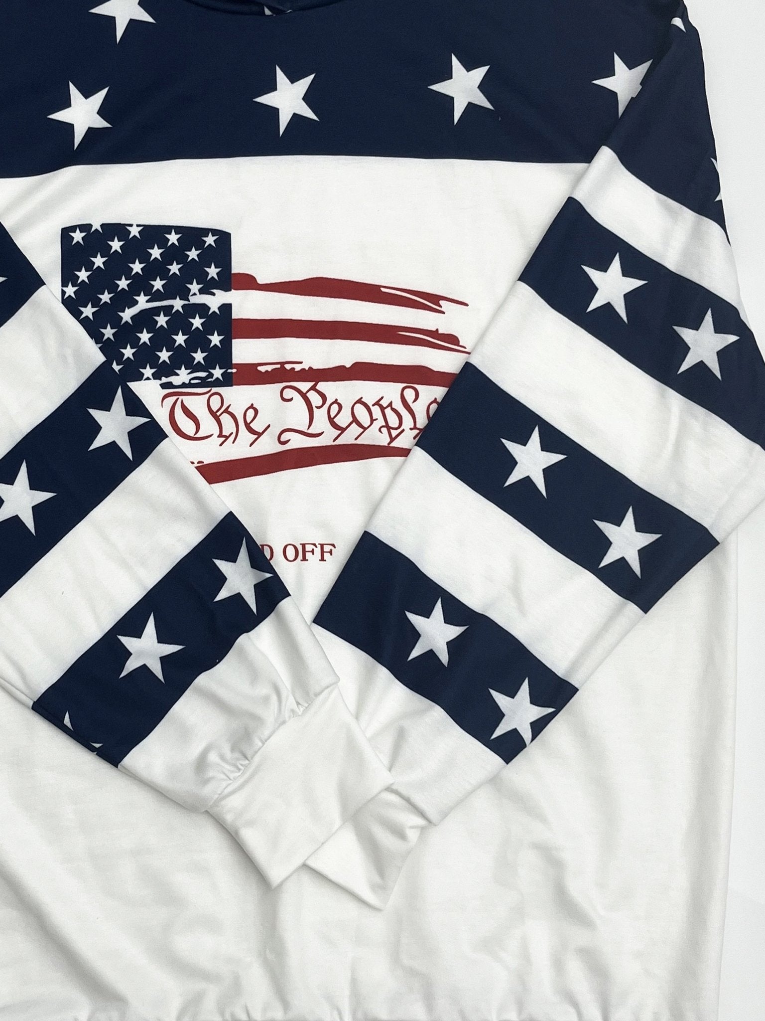 European and American Round Neck Flag Print Casual Women's Long Sleeve Sweatshirt - veyora