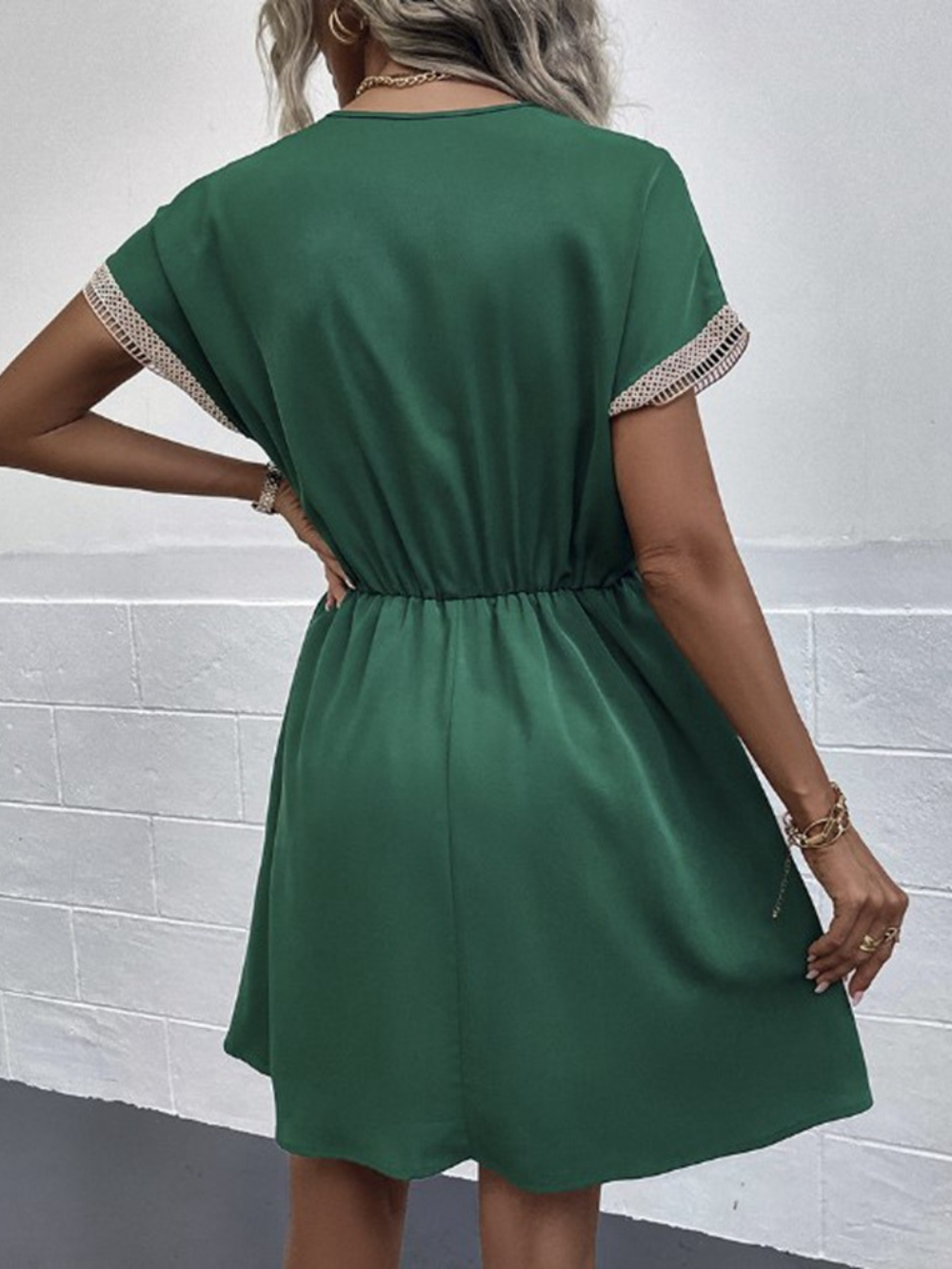 Aubrey™ - Short Dress With Elegance Lace