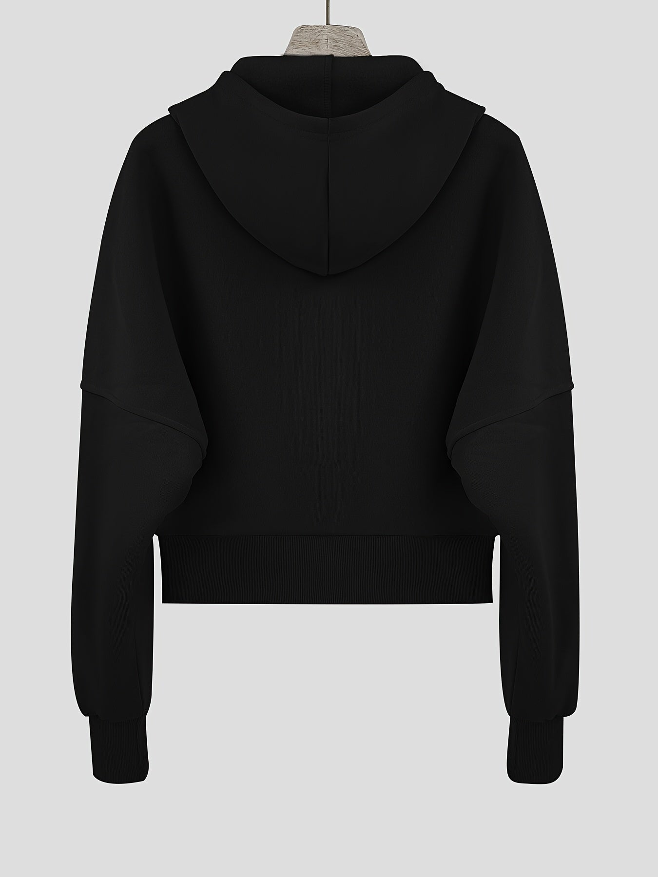 Women'S Zip - Up Hoodie, Stylish Clothing for Spring And Autumn, Long Sleeves, Pockets, Trendy Casual Top - veyora