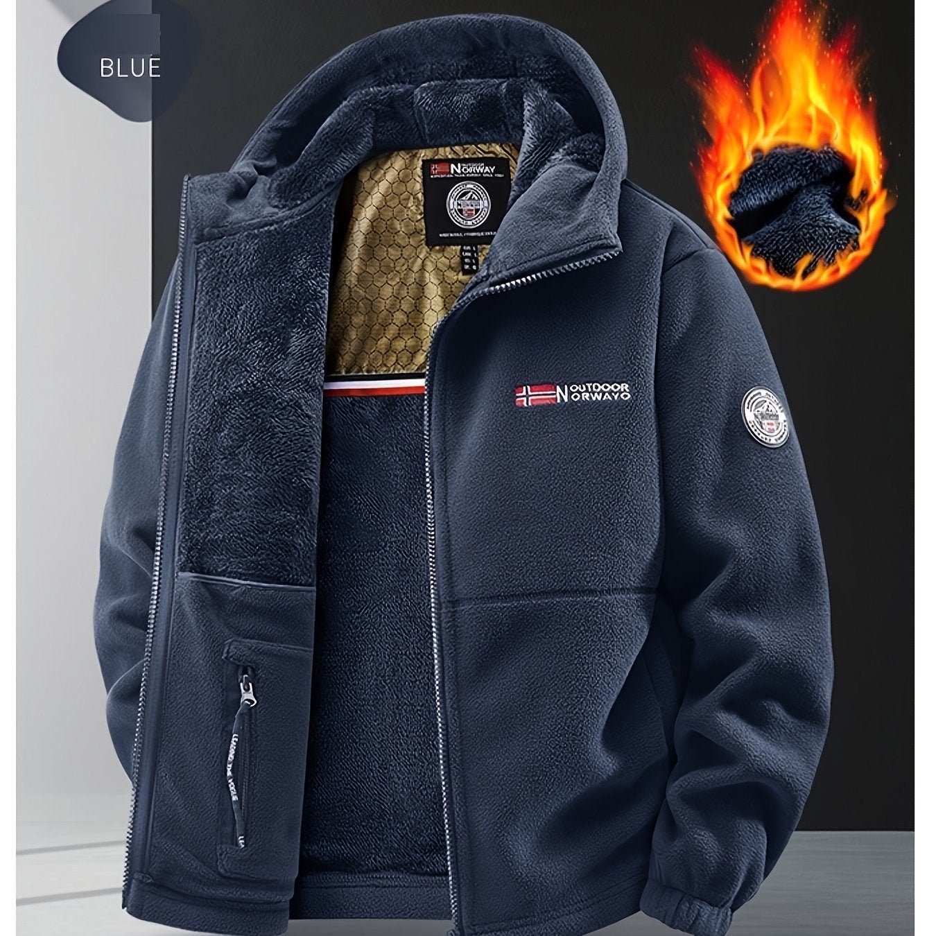 [Shu Le Shui OBM] New Valentine'S Day Products Are Online! New Autumn And Winter Fleece - Lined And Thickened Coats, Fashionable Fleece Fabric, Graphene Lining, Casual, Fashionable, Energetic And Versatile, The First Choice for Autumn And Winter - veyora