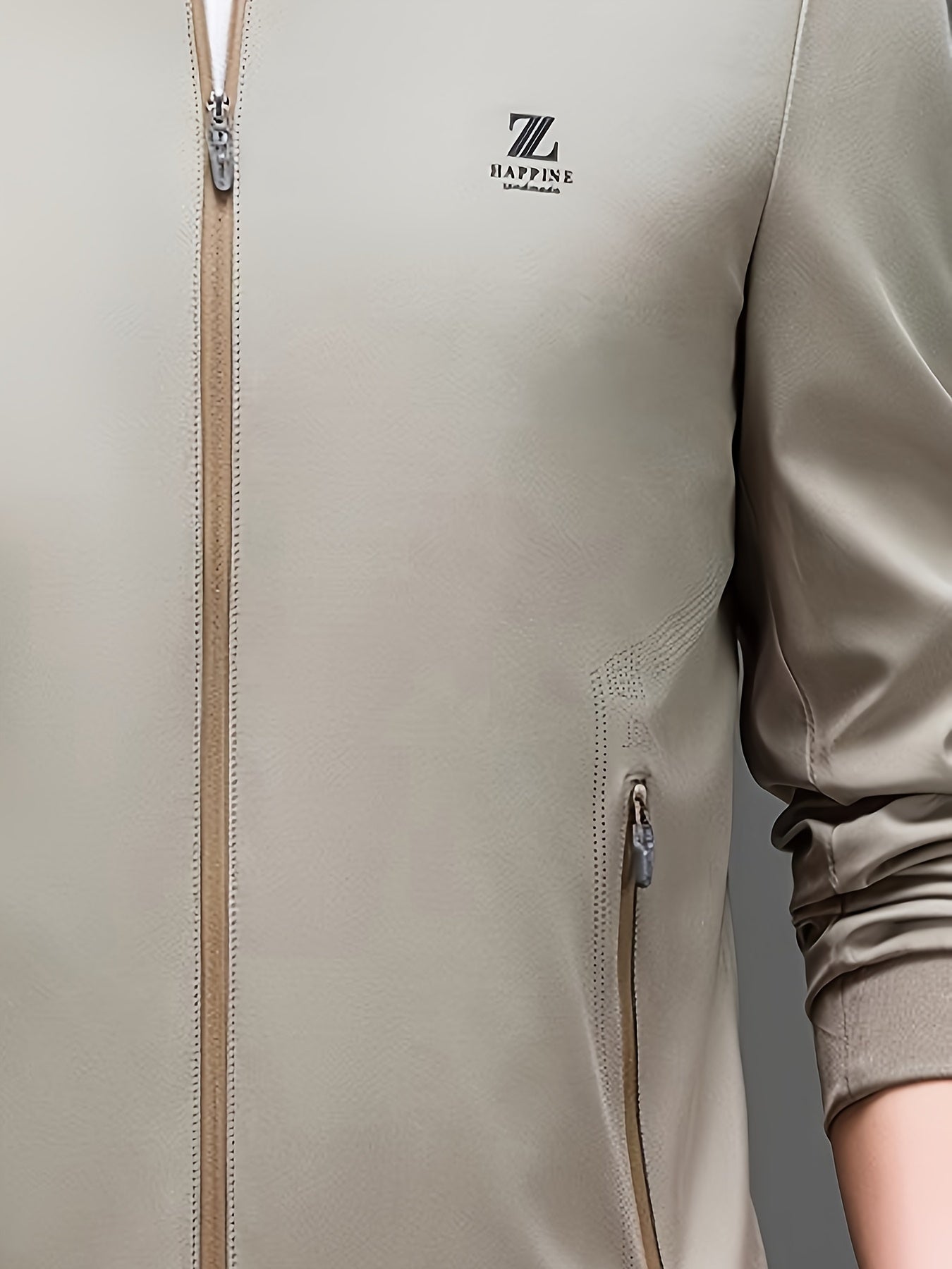 New Men'S Jacket for Spring And Autumn, a Stylish And Versatile Business Casual Stand - Up Collar Coat for Young And Middle - Aged Men - veyora