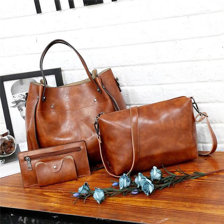 Riley™ - Vintage Soft 4 - Piece Bag Set - veyora