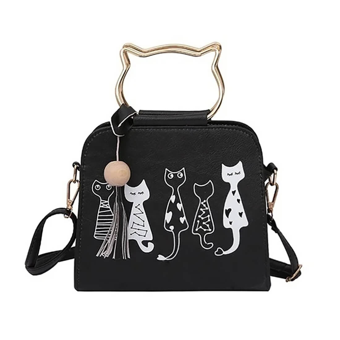 Layla™ - Stylish Cute Kitty Handbag - veyora