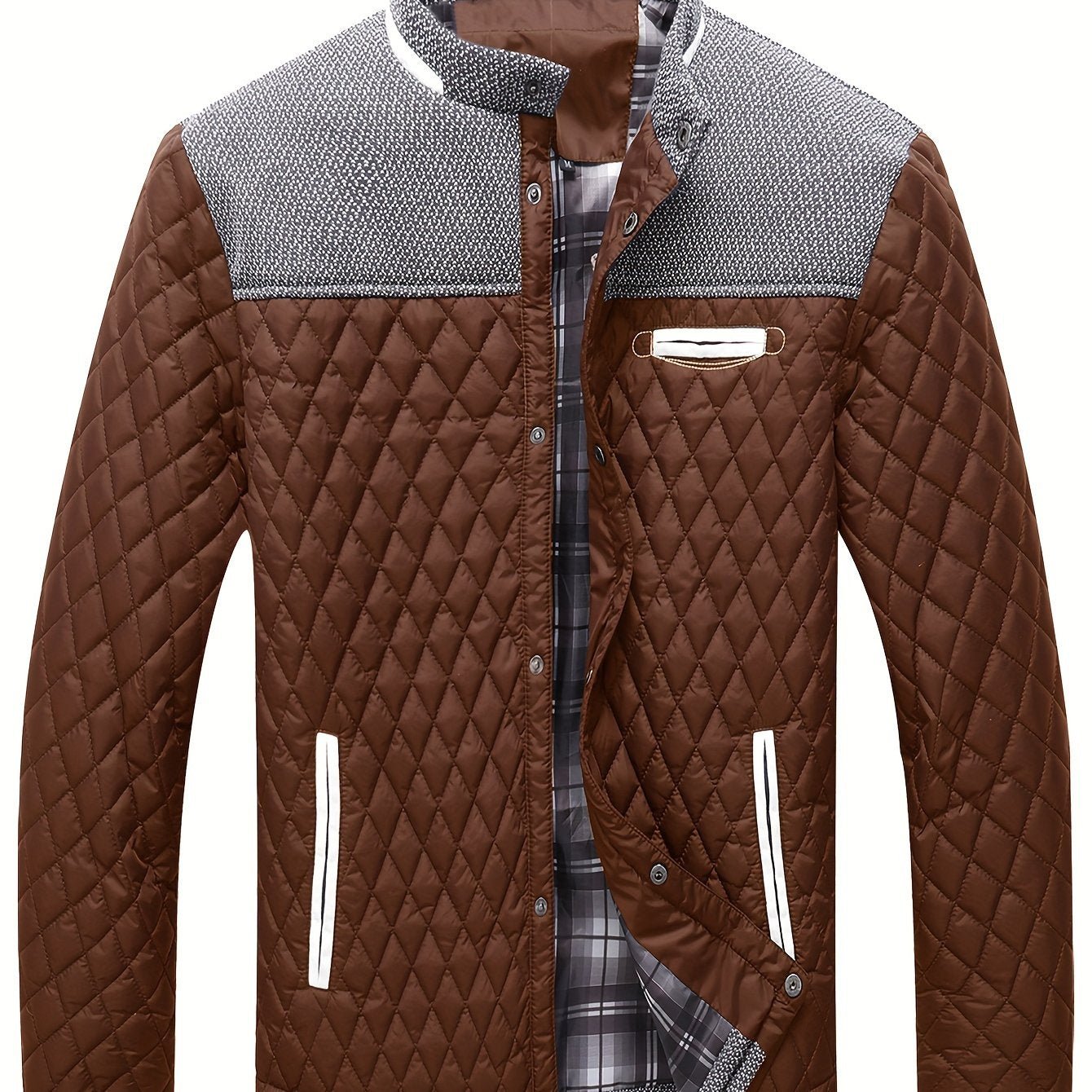 Men's Lightweight Warm Jacket, US Sizes - veyora
