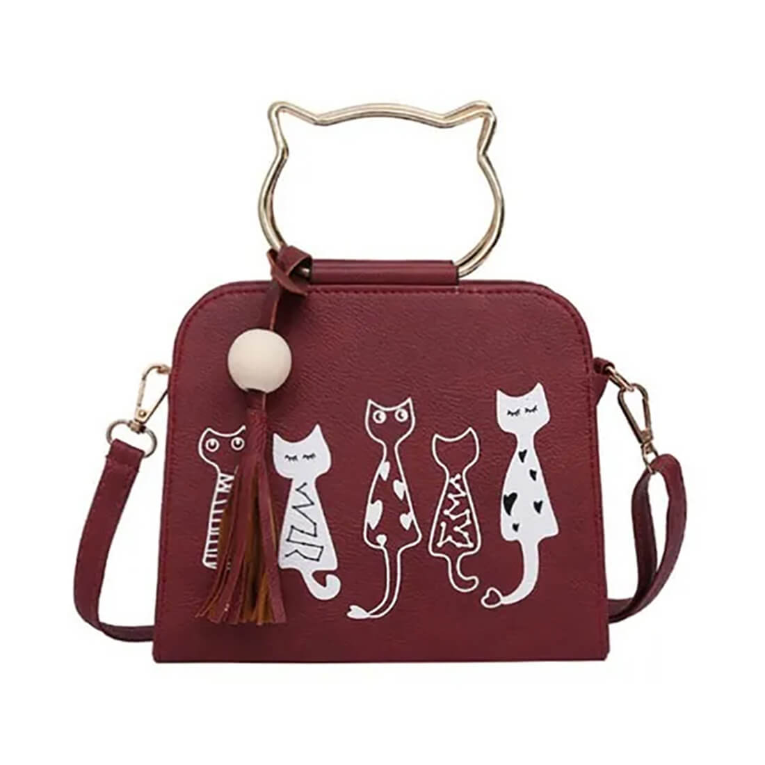 Layla™ - Stylish Cute Kitty Handbag - veyora