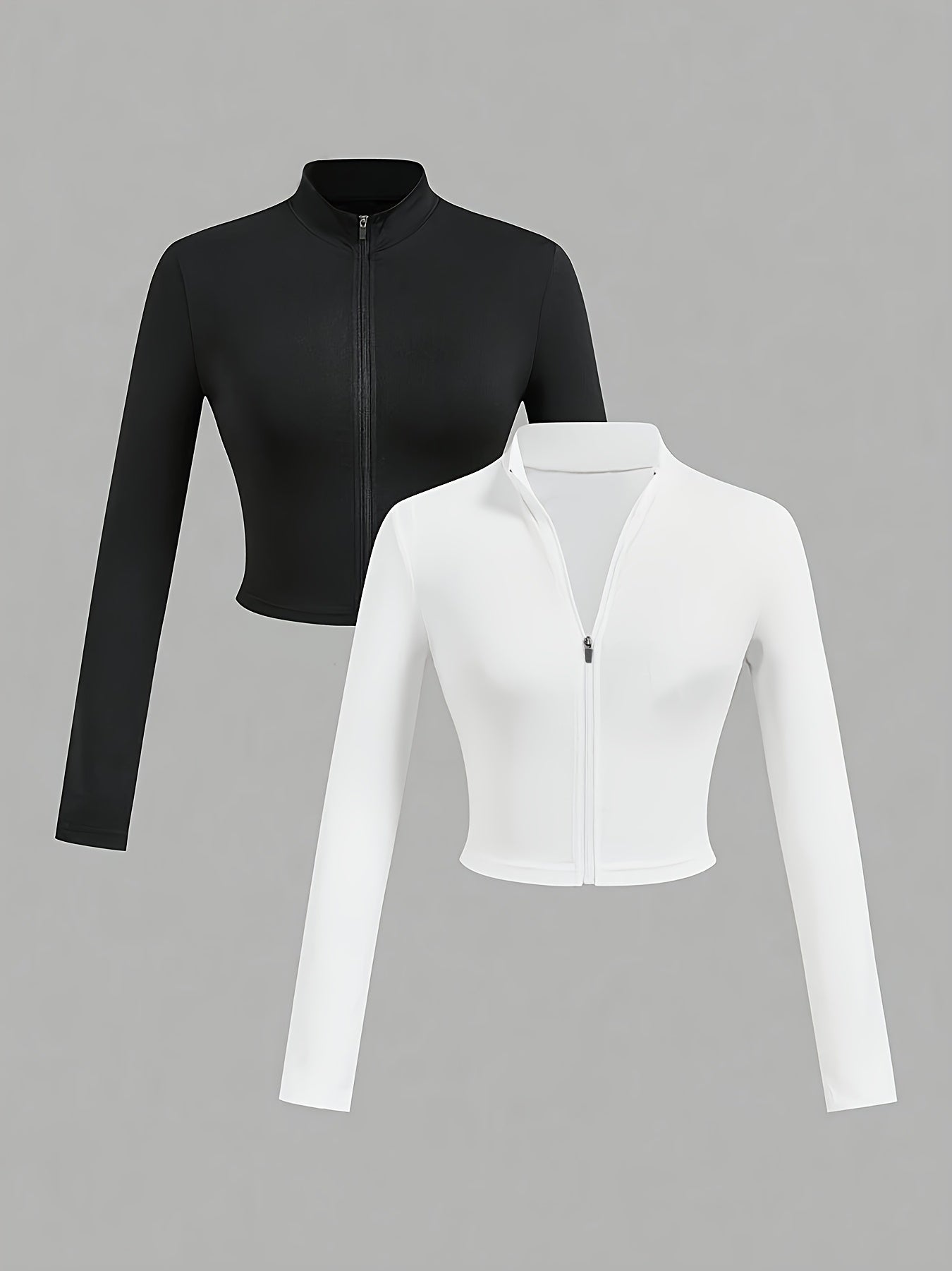 Cat Ear Design + 2 - Piece Women's Casual Jacket Set - veyora