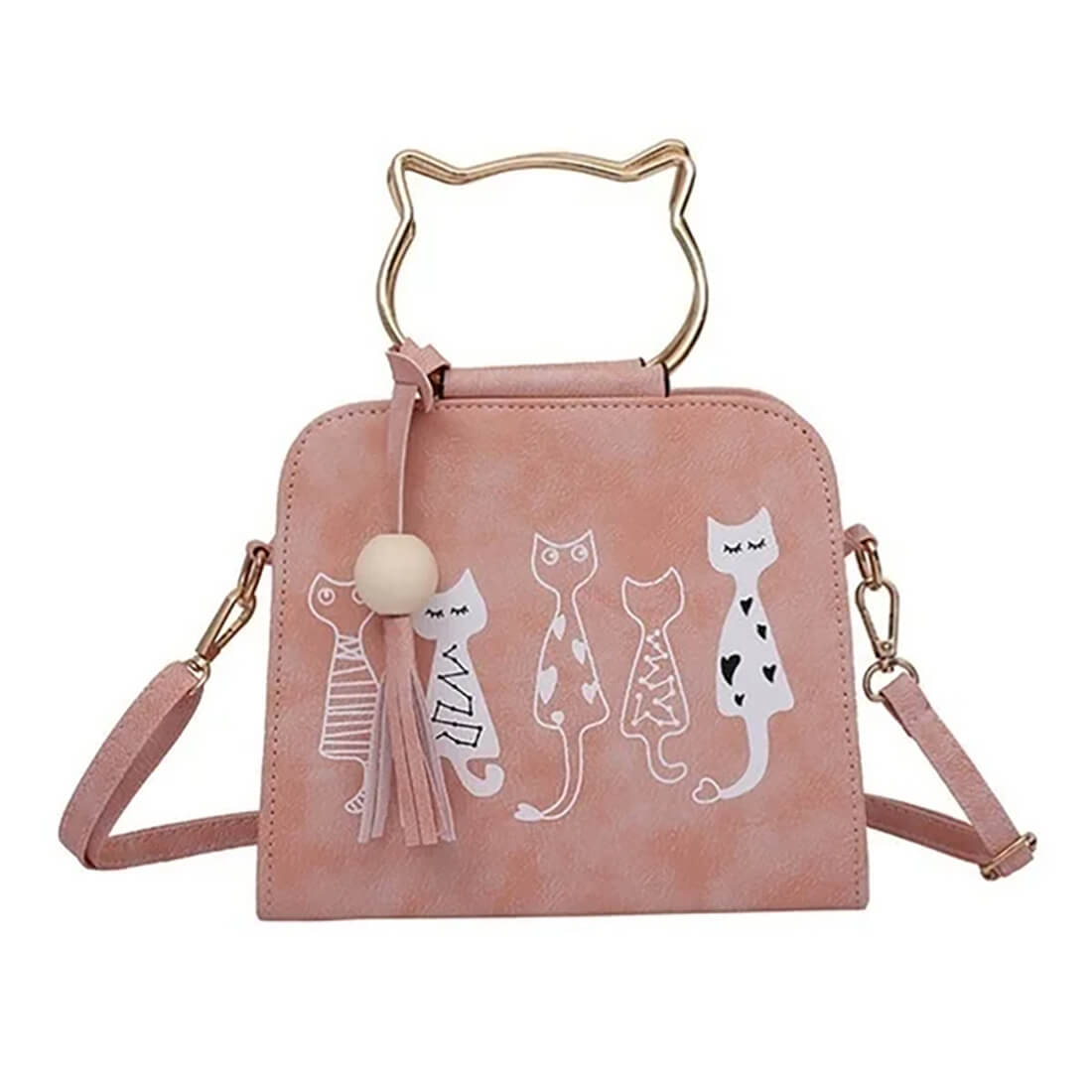 Layla™ - Stylish Cute Kitty Handbag - veyora