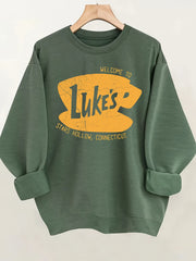 European And American Style Letter Print Women'S Sweatshirt - veyora
