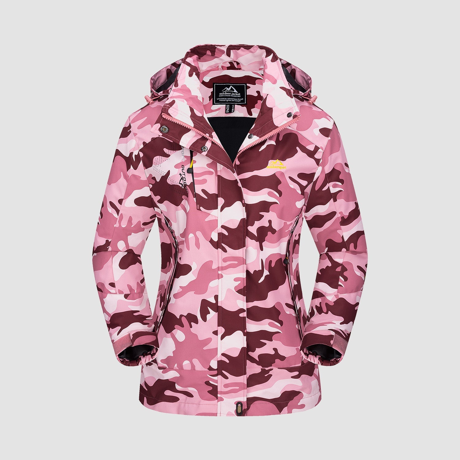Women's 3-in-1 Waterproof Ski Jacket with Fleece Liner