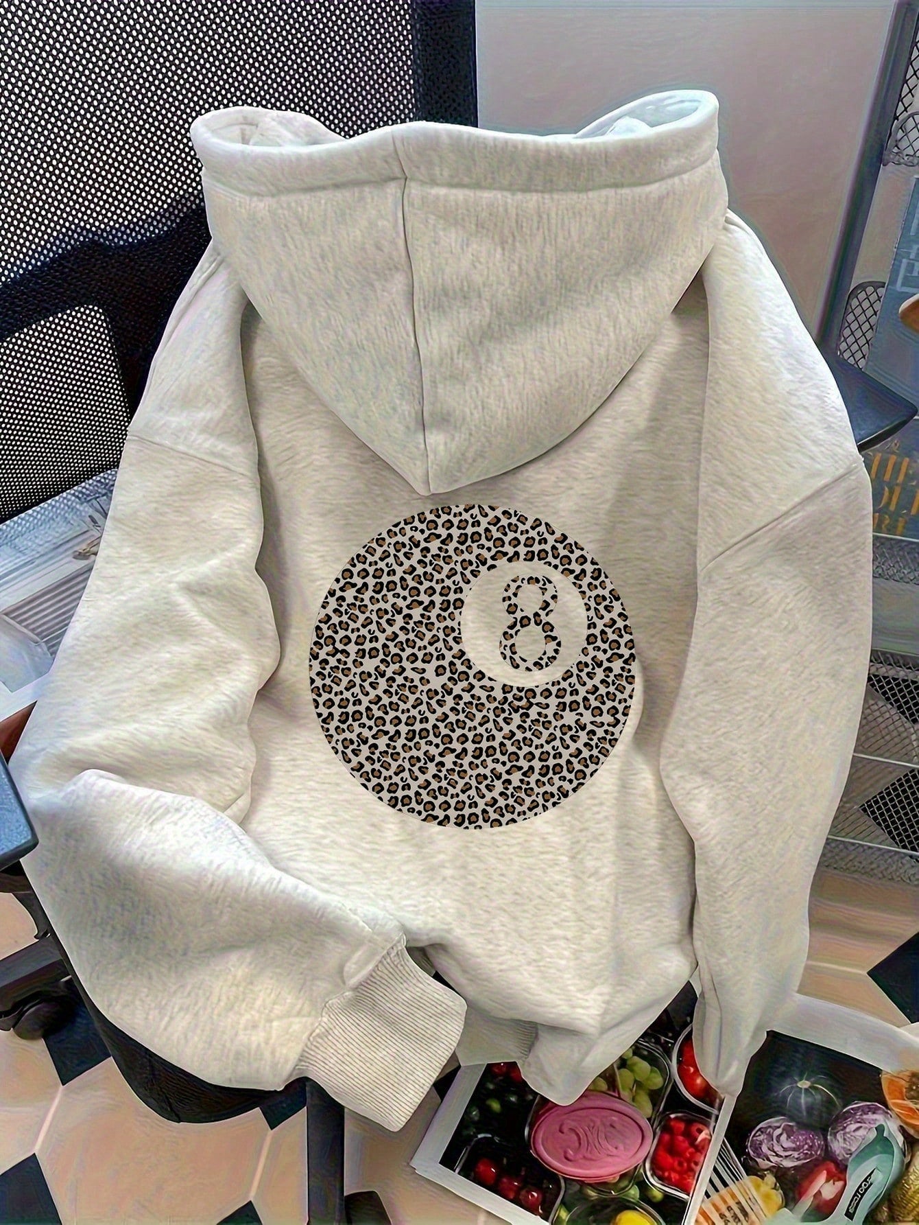European And American Women'S Clothing Letter Print Hooded Sweatshirt - veyora