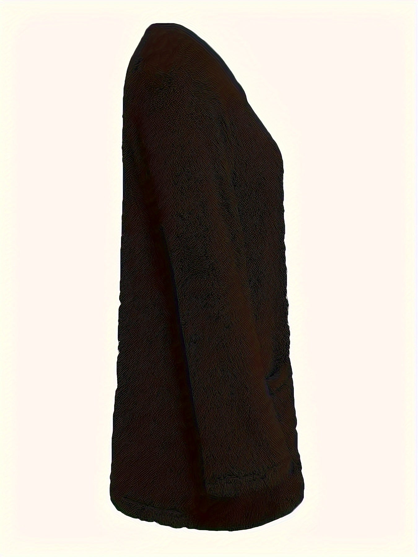 Long - Sleeved Pullover Top Made of Thick Teddy Fleece, Featuring a Heart Print, Designed for Warmth And Comfort in Autumn And Winter, with Pockets - veyora