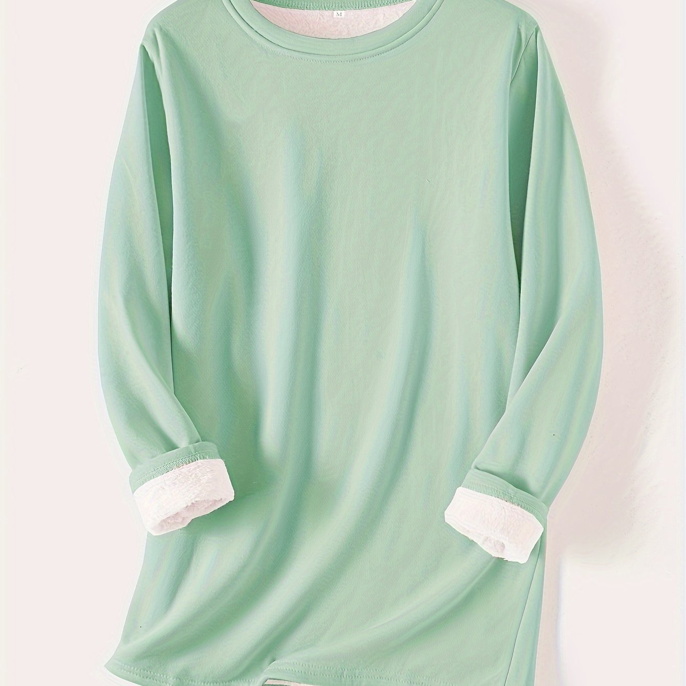 Directional Optimization for New Autumn And Winter Thickened Fleece Tops for Women, Mid - Length, Fitted And Warm - veyora