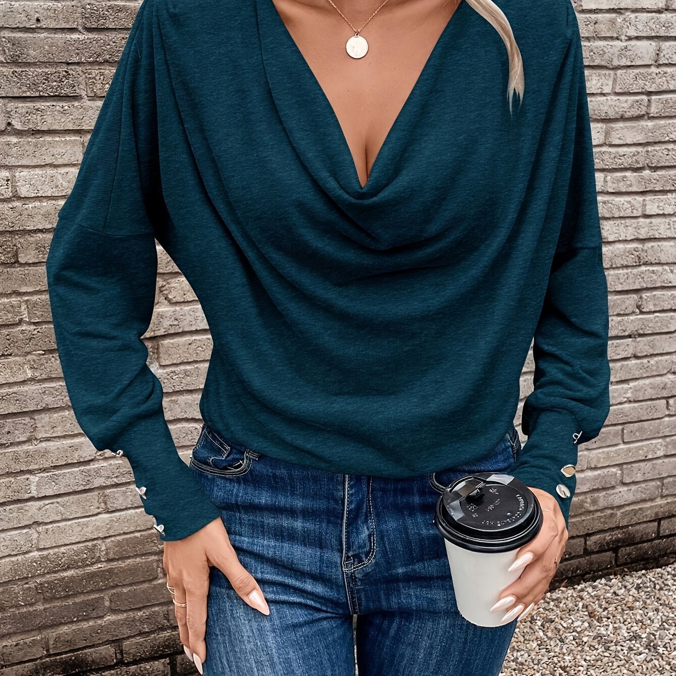 Fashionable And Versatile Long - Sleeve T-Shirt for Women - veyora