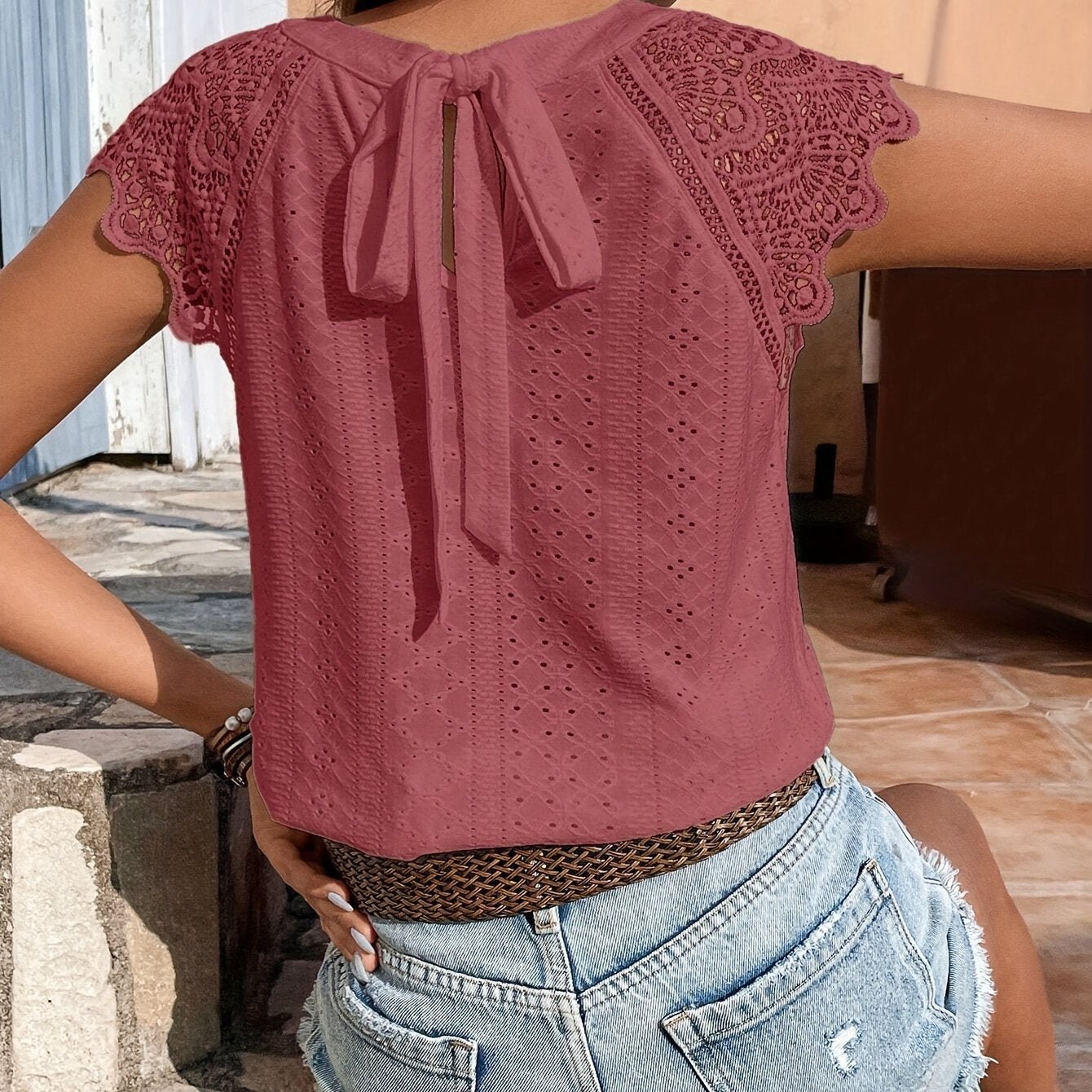 Directional Women'S Short - Sleeve Top - veyora