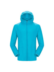 Men's & Women's Lightweight High Quality Hooded Jacket - Quick - Dry Summer Outdoor Sun Shirt with Pockets for Hiking, Climbing, Running, Golf - 9 Color Options, Climbing Apparel | Stylish Functional Wear | Breathable Fabric, Hiking Accessories - veyora