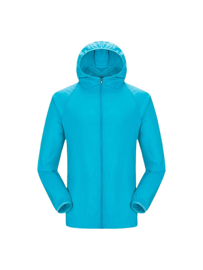 Men's & Women's Lightweight High Quality Hooded Jacket - Quick-Dry Summer Outdoor Sun Shirt with Pockets for Hiking, Climbing, Running, Golf - 9 Color Options, Climbing Apparel | Stylish Functional Wear | Breathable Fabric, Hiking Accessories