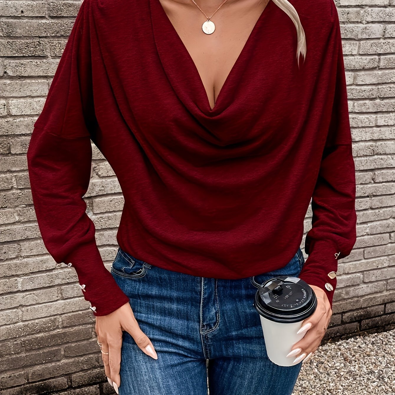 Fashionable And Versatile Long - Sleeve T-Shirt for Women - veyora