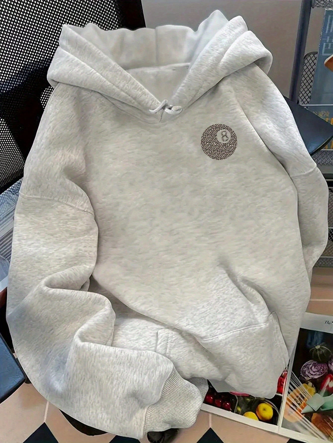 European And American Women'S Clothing Letter Print Hooded Sweatshirt - veyora