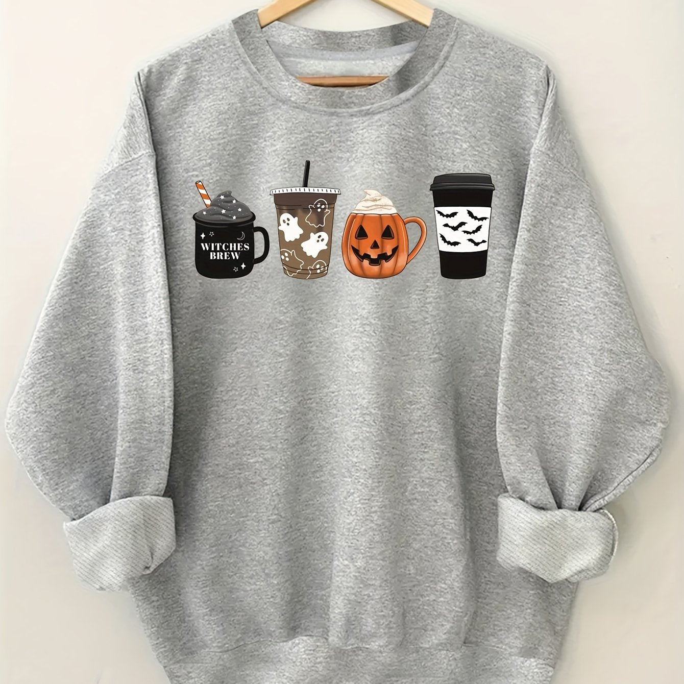 Directional Halloween - Themed Fashion Print Women'S Sweatshirt - veyora