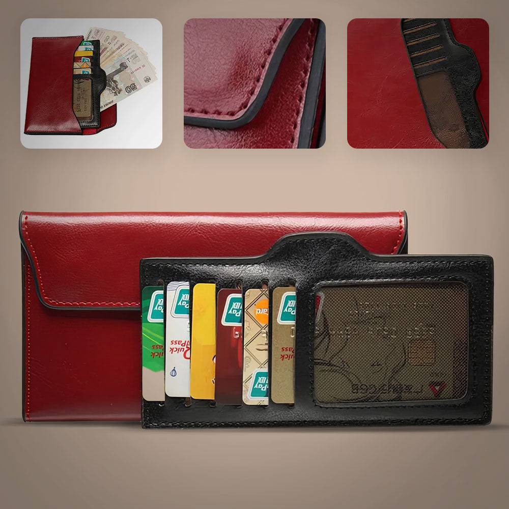 Ella™ Classic | Minimallist Folding Wallet - veyora