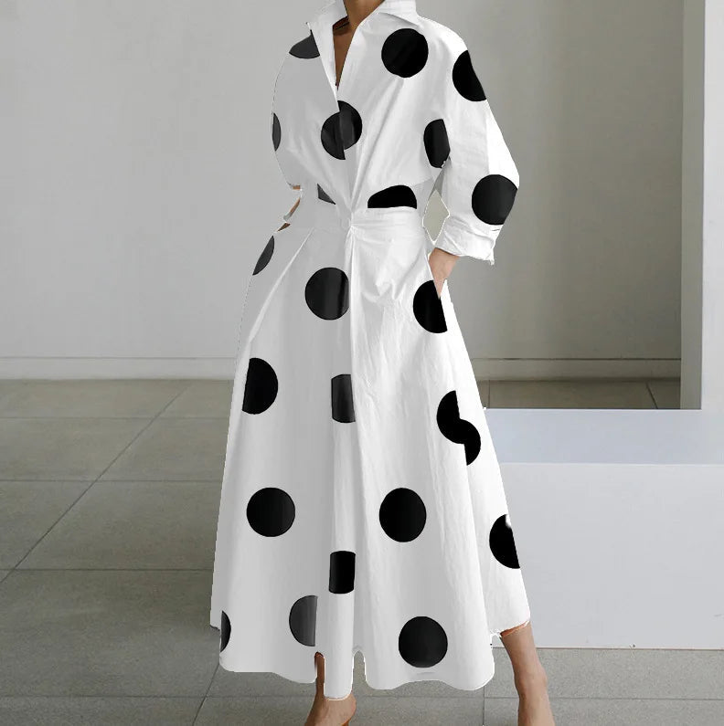 Elegant Printed Maxi Dress