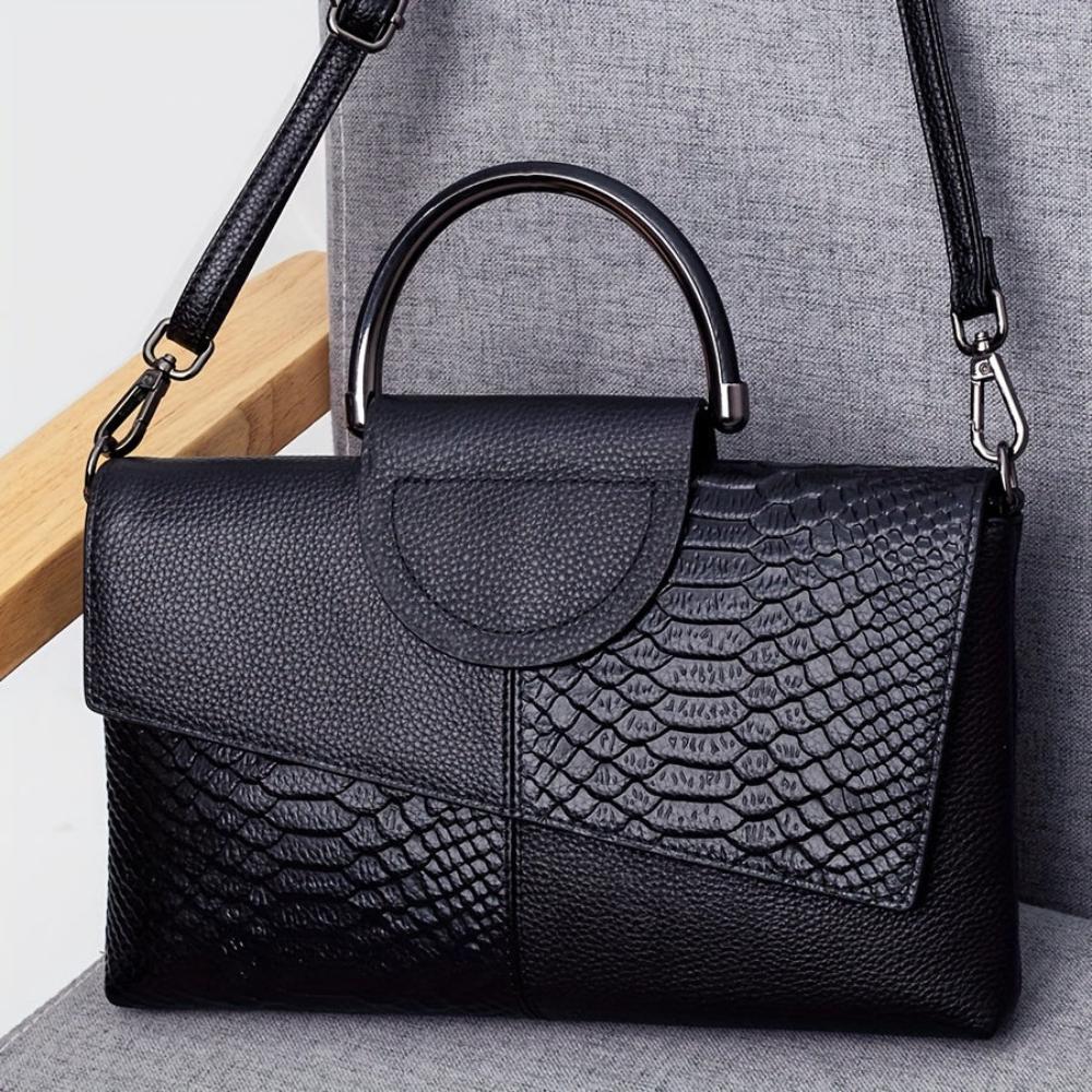 Grace™ Classic | Croc - Embossed Luxury Bag - veyora