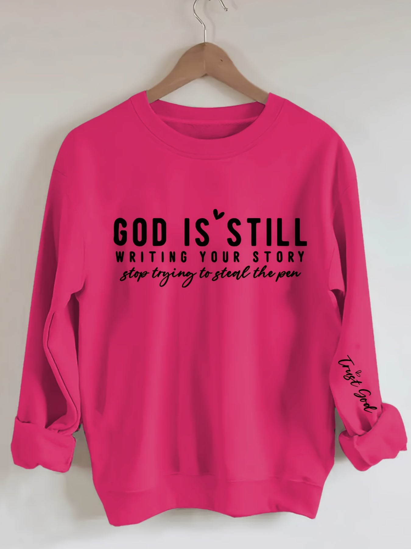 New Autumn And Winter Printed Round Neck Sweatshirt, Stylish Pullover, Casual And Versatile Long Sleeve Top for Women - veyora