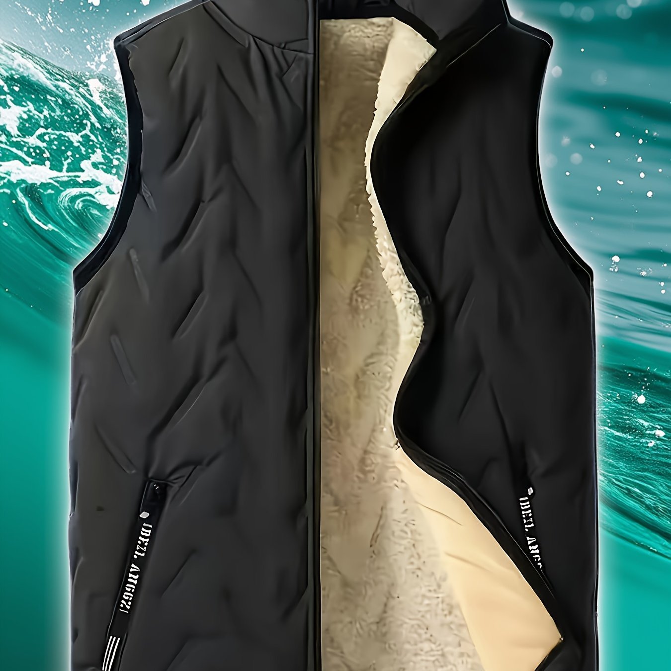 Men's Sleeveless Vest, Inner Lining Warm and Soft and Comfortable, Suitable for Autumn and Winter Sports and Outdoor Activities. - veyora