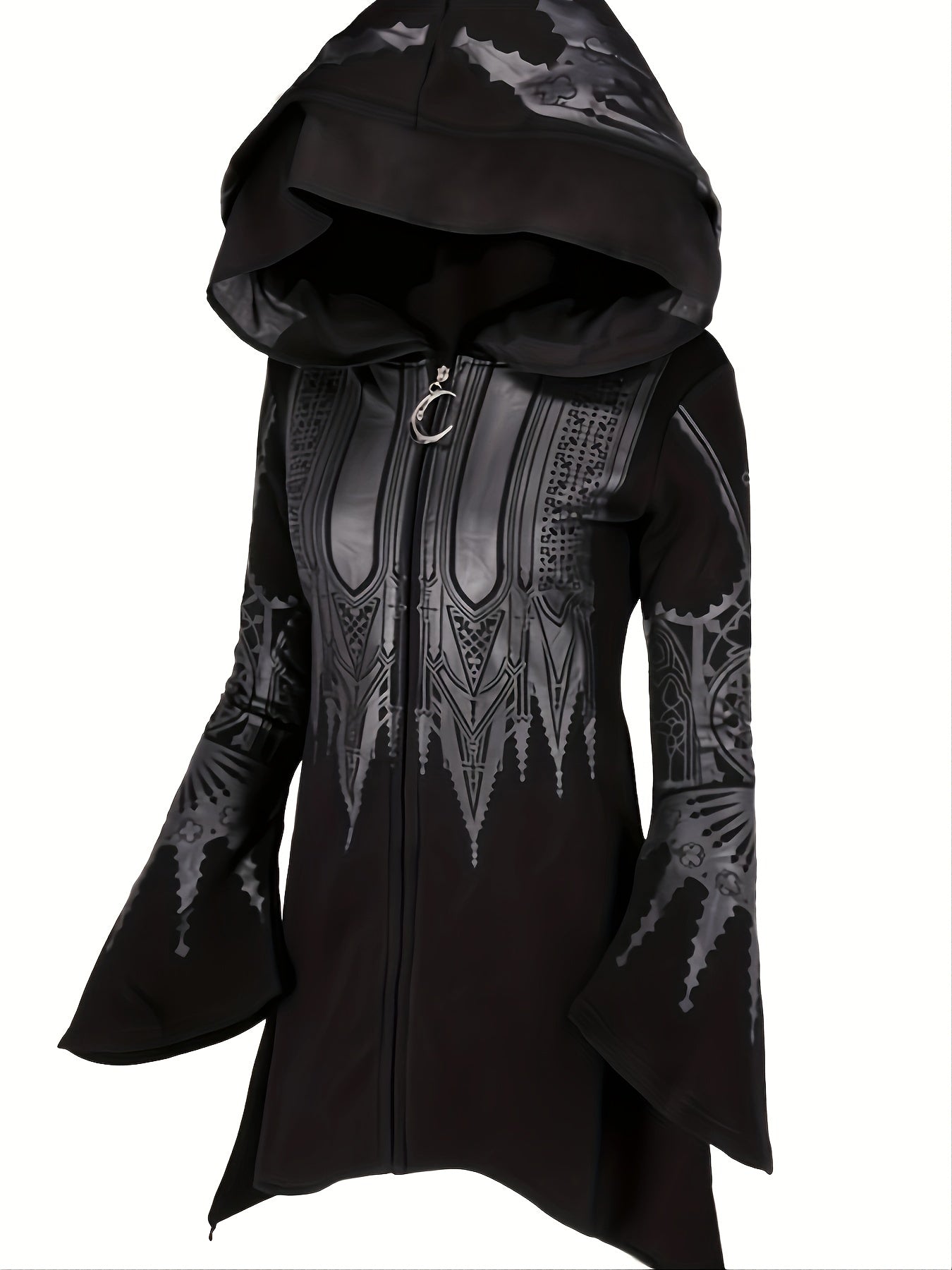 Irregular Hooded Sweatshirt - veyora