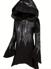 Irregular Hooded Sweatshirt - veyora
