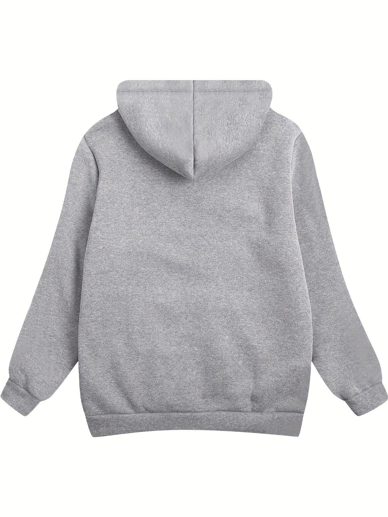 Women's Plush Fleece-Lined Hooded Zip-Up Jacket - Oversized Winter Coat with H-Silhouette, Vibrant Yellow & White Lining, Machine Washable Casual Outerwear for Fall/Winter, Winter Jacket