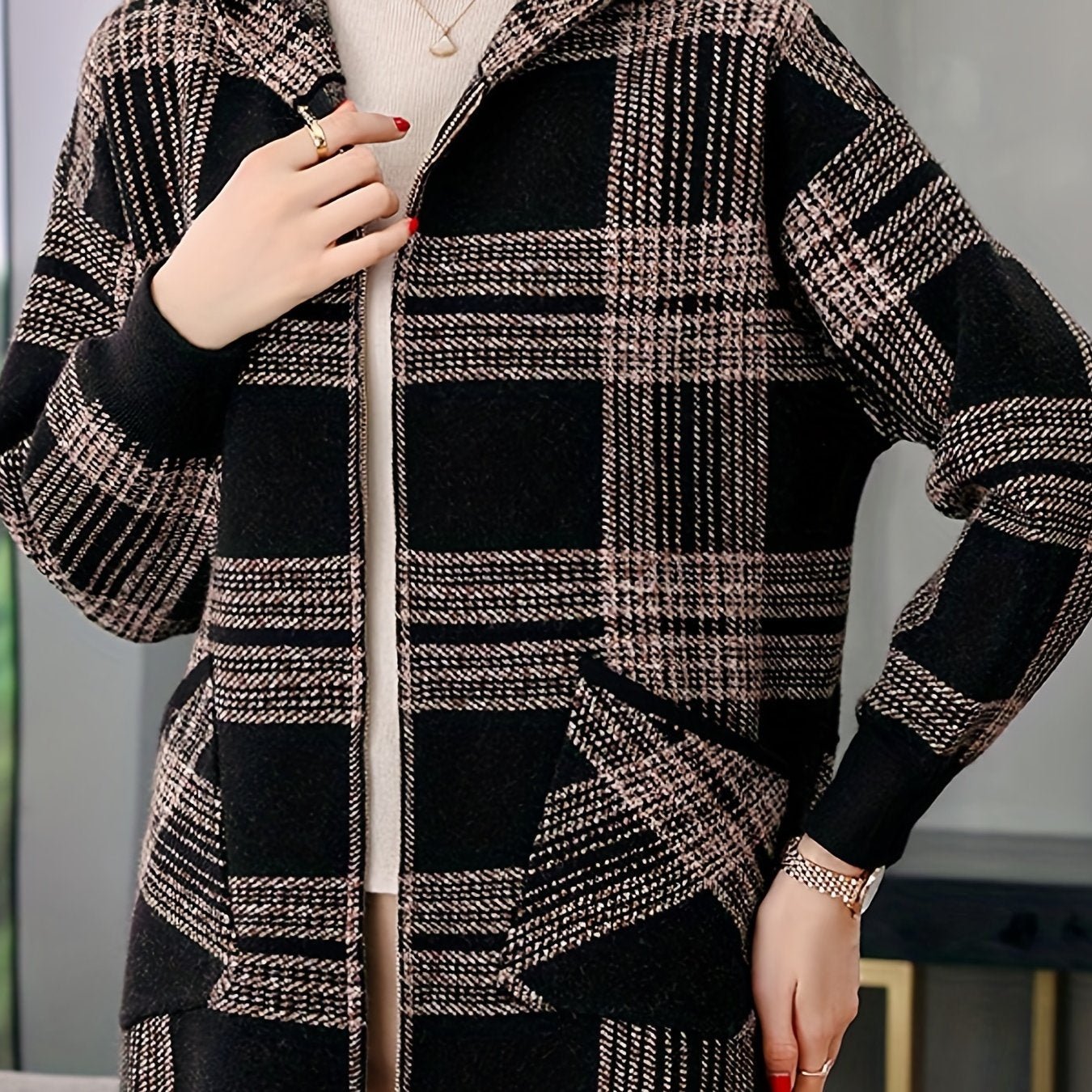 MOM Hoodie 2023 New Women Spring and Autumn Loose Zipper Cardigan Jacket Woman - veyora