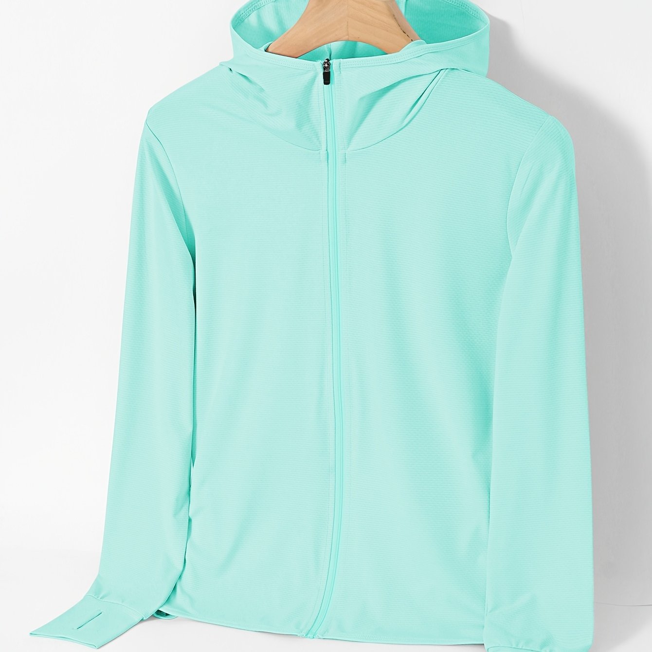 Women'S Lightweight Summer Protection Swimsuit Jacket with Front Zipper - Breathable & Stretchy Fabric, Ideal for Beach, Pool, and Fishing - veyora