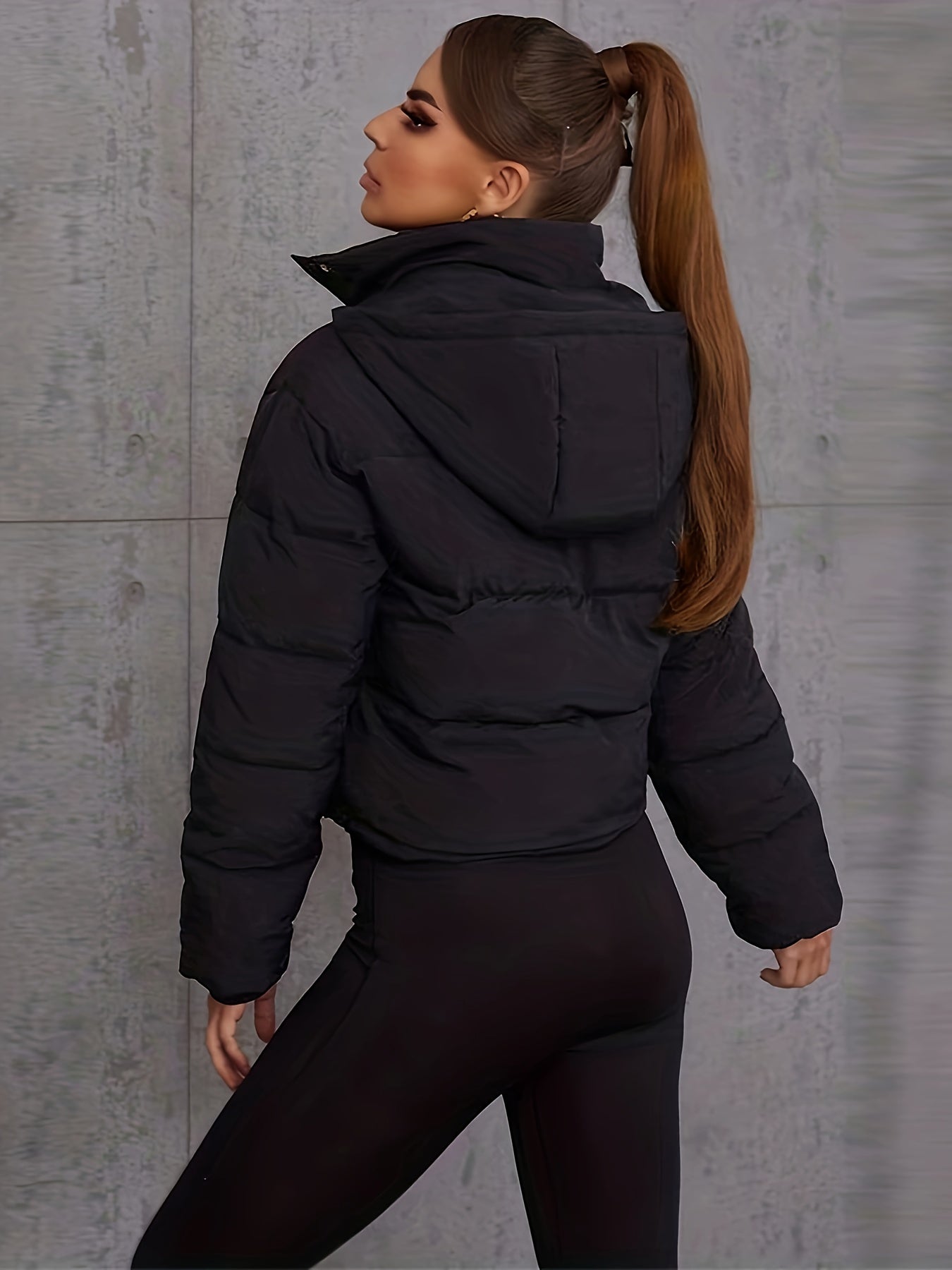 Directional Fashion Casual Autumn Winter Warm Padded Thickened Hooded Jacket - veyora
