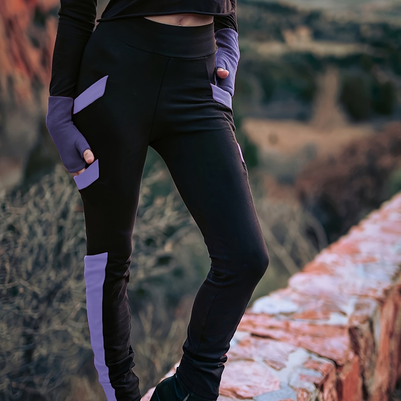 4 - pocket feature, trendy casual pants for individuals, color - blocked slim - fit butt - lifting leggings, nightclub hotpants, tight - fitting stretchy joggers, contrasting straight - leg trousers, long skinny pants, and outdoor s pants - veyora