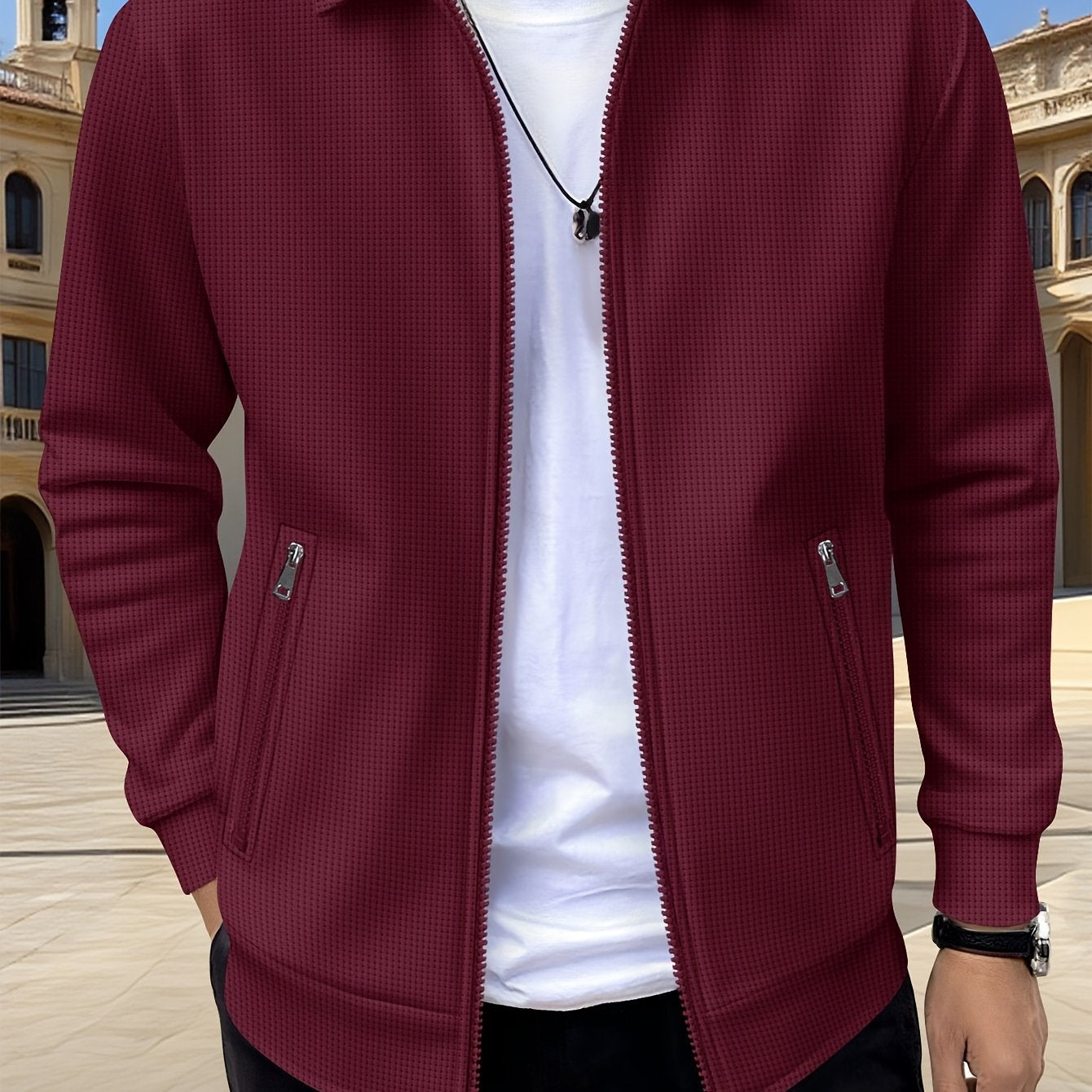 Men'S Stylish Athletic Jacket - veyora