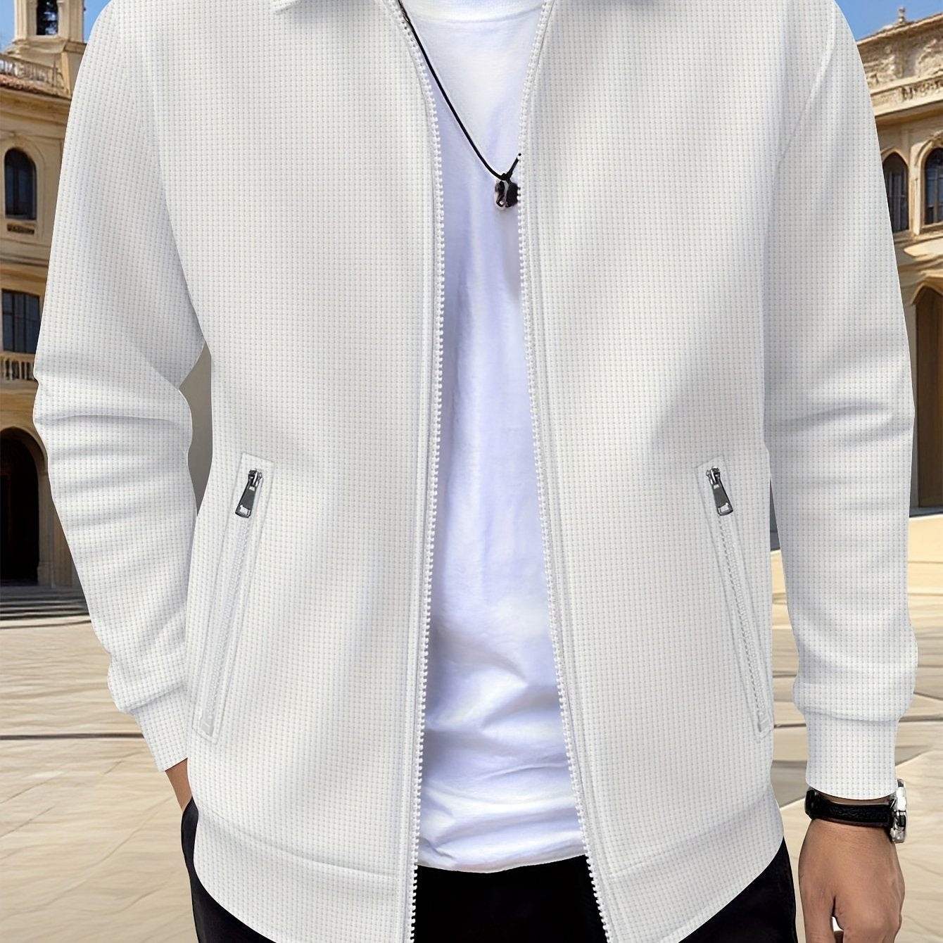 Men'S Stylish Athletic Jacket - veyora
