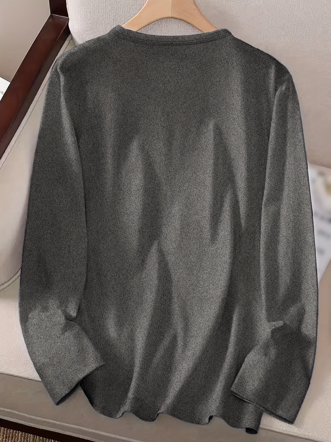 Three Heart Long - Sleeved T-Shirts - veyora