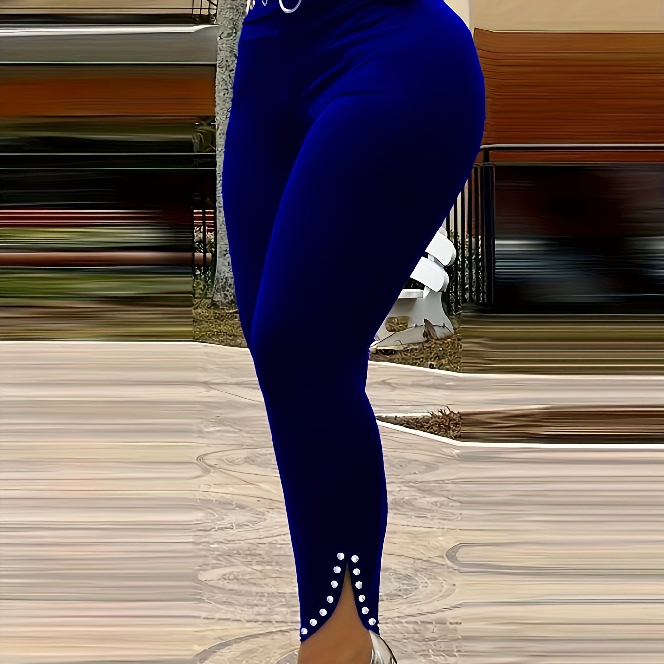 Women'S Stylish High - Waisted Sexy Slim - Fit Versatile Long Pants - Elegant And Chic Fitted Clothing - veyora